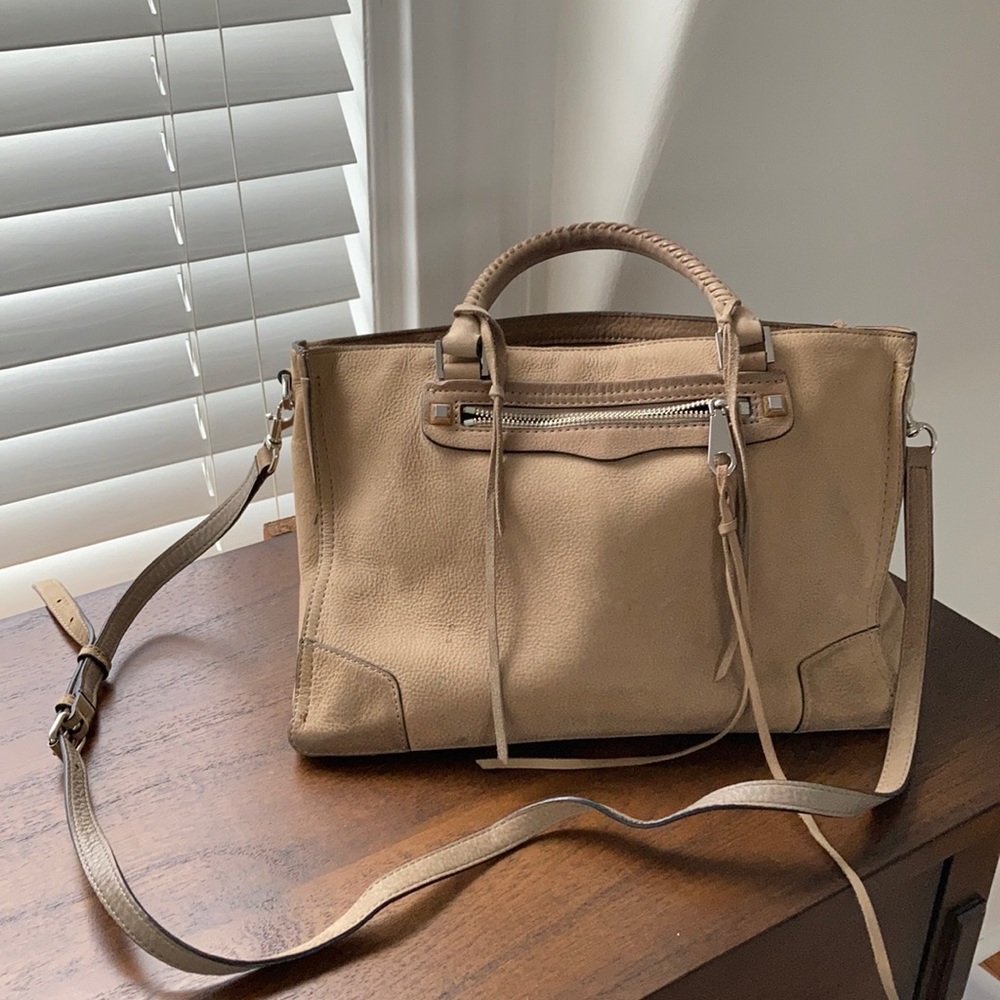 Rebecca minkoff suède purse